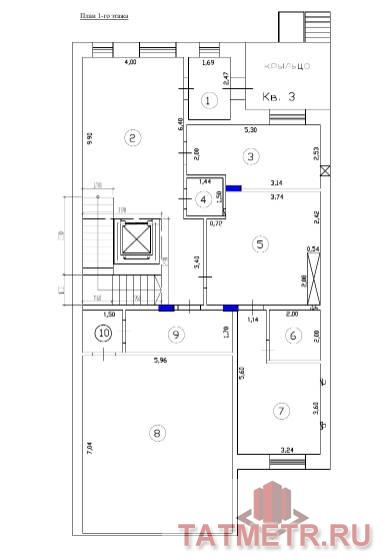 Продажа / Таунхаусы, Казань, Федосеевская улица, 71 999 999 Продается квартира с индивидуальной планировкой общей площадью 588 м. кв.в самом престижном районе г.Казани. Квартира... - 18