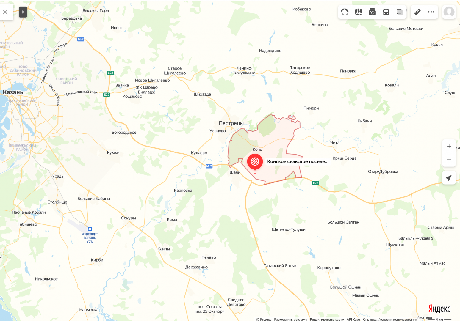 Продажа / Коммерческая / Land, Конь, 6 500 000 Предлагаем.земельные участки рядом с трассой М7 в Пестречинском районе Республики Татарстан. Площадь: 25 Га. Для... - 2