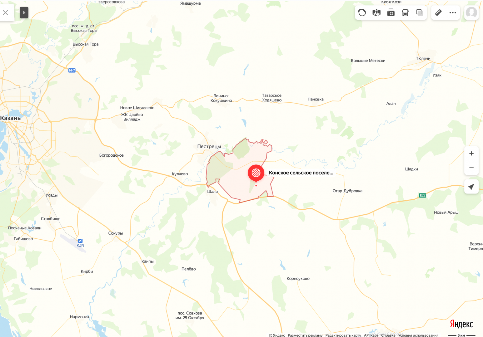 Продажа / Коммерческая / Land, Конь, 17 000 000 Предлагаем участок на трассе М7 в Пестречинском районе Республики Татарстан. Площадь: 127,2 Га. Для ведения... - 3