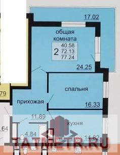 Продажа / Квартиры, Казань, проспект Альберта Камалеева, 7 499 000 Видовая 2-комнатная квартира в одной из самых перспективных и стремительно развивающихся локаций г. Казани! Жилой... - 9