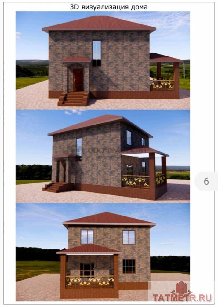Продажа / Дома и коттеджи, Казань, 5 800 000 Продаю новый дом . Советский район г.Казани, ЖМ Чебакса.Дом кирпичный, двухэтажный. Общая площадь 138 кв.м. Высота... - 1