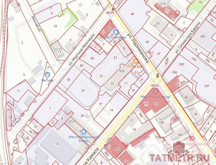 Продажа / Коммерческая / Land, Казань, улица Нариманова, 1 300 000 000 Продается земельный участок в центре г. Казань, расположен в Вахитовском районе между улицами Г. Камала и М. Межлаука... - 1