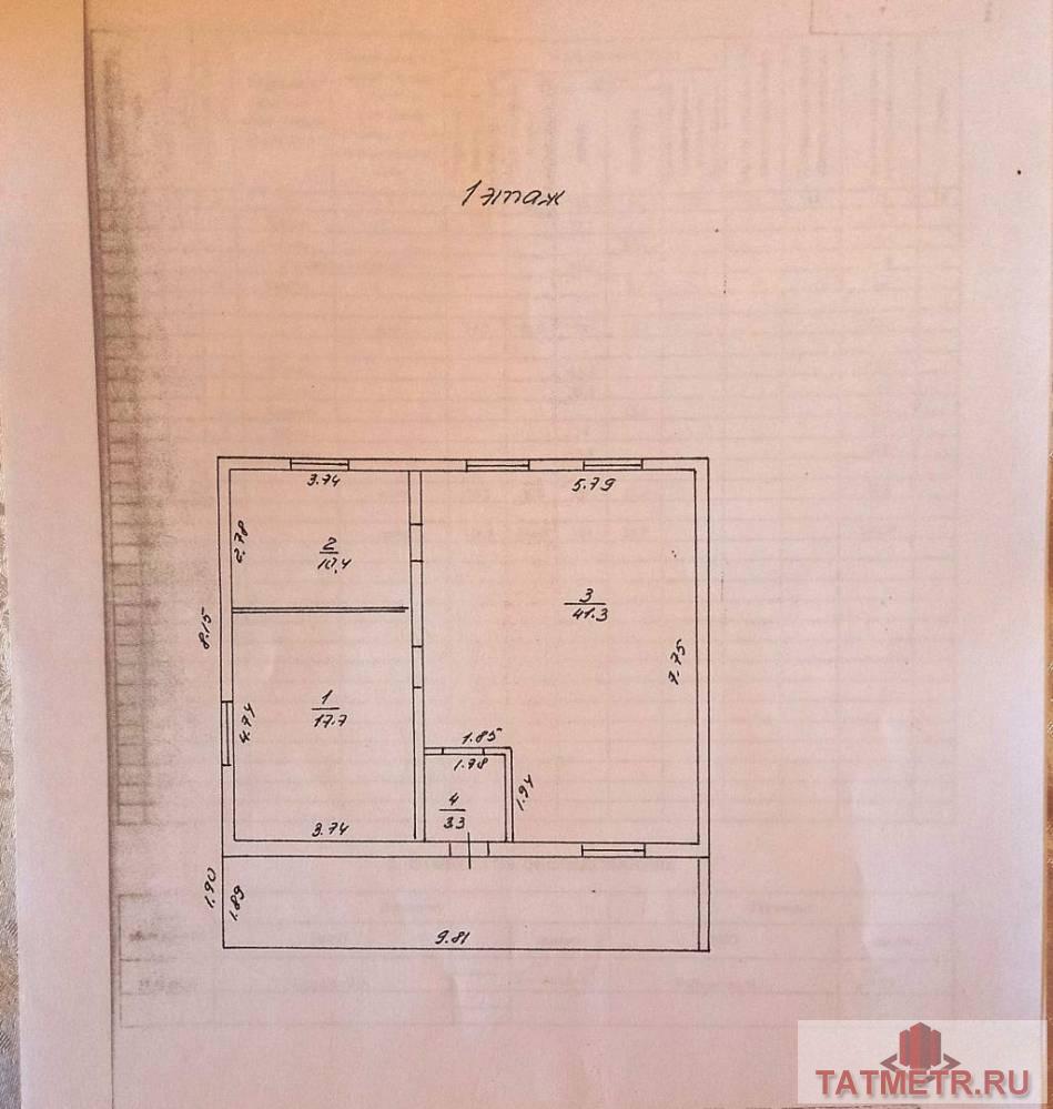 Казань г, Приволжский, Борисковская улица , продается коттедж, 16 соток, общ. пл. дома 180 кв.м., санузел... - 37