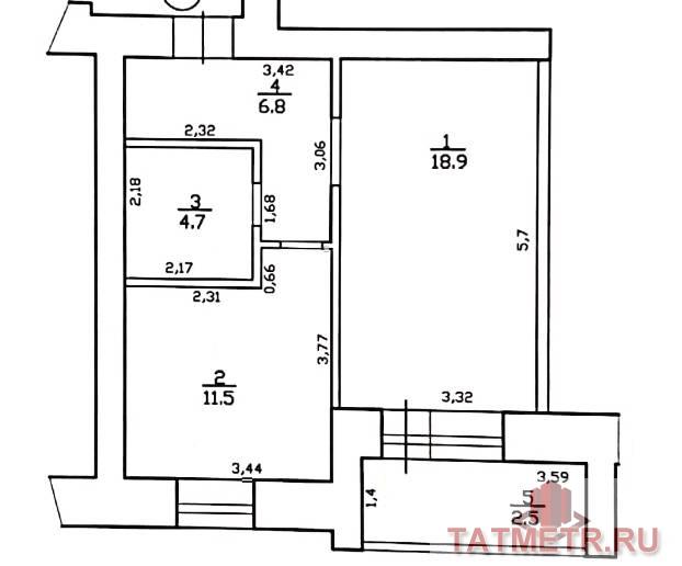 Продажа / Квартиры, Казань, 2-я Юго-Западная улица, 5 590 000 Лучшее предложение в этой локации! О КВАРТИРЕ: Эту квартиру нужно обязательно увидеть вживую, фотографии не передают... - 10