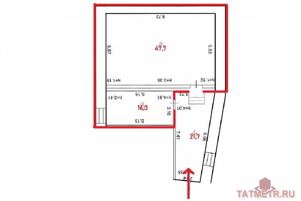 Продажа / Квартиры, Казань, улица Каюма Насыри, 12 980 000 Готовый арендный бизнес! Апартаменты в стиле Loft в самом центре Казани, ул. Каюма Насыри д. 5 в историческом... - 7