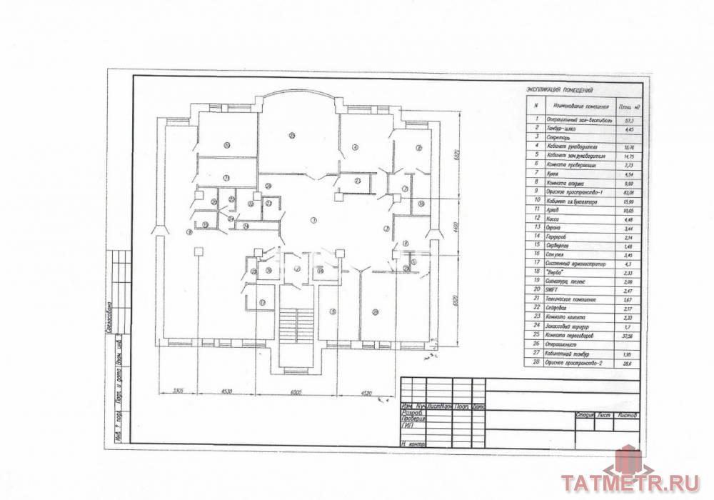 Сдам помещение свободного назначения 333,2 м², по ул. Карла Маркса д.5. — лифта в здании нет — мебель могут оставить... - 21