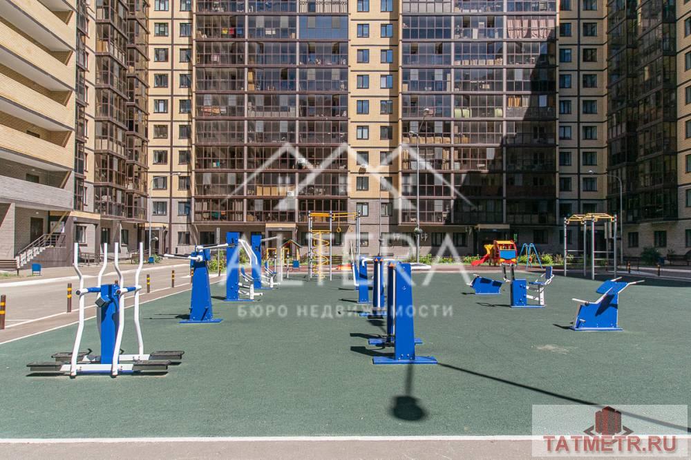 Продажа / Квартиры, Казань, улица Рауиса Гареева, 4 490 000 ПРЕДЛАГАЕМ ВАШЕМУ ВНИМАНИЮ просторную однокомнатную квартиру с двумя балконами в кирпичном доме 2018 года постройки в... - 16
