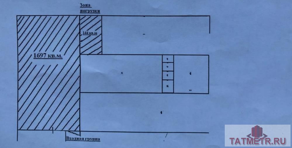 Аренда / Коммерческая / Warehouse, Казань, улица Родины, 1 104 600 Сдам торговое помещение на пересечении улиц Р.Зорге и Родины в Советком районе. — Общая площадь 1841 кв.м.; — Первая... - 13