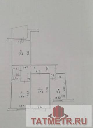 Продажа / Квартиры, Казань, улица Фатыха Амирхана, 6 500 000 Представляю вашему вниманию 3х комнатную квартиру в самом тихом и озелененном месте, Ново-Савиновского района на... - 22