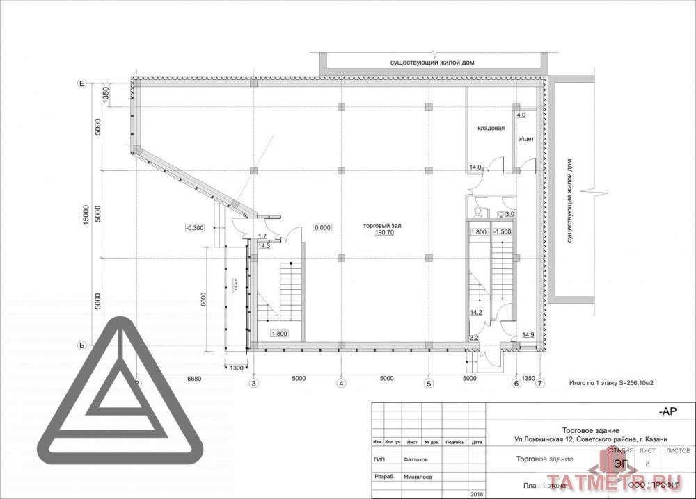 Аренда / Коммерческая / Business, Казань, Ломжинская улица, 650 000 1. Сдается отдельно -стоящее здание по адресу Ломжинская 12А. Собственник готов сделать ремонт под Арендатора либо... - 19