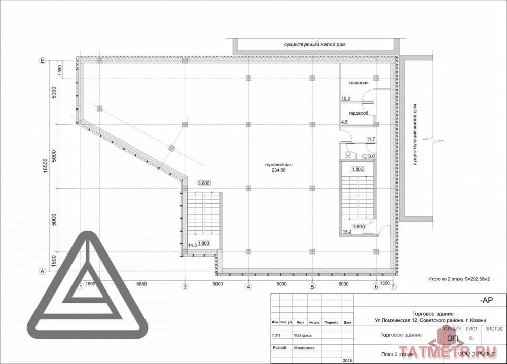 Аренда / Коммерческая / Business, Казань, Ломжинская улица, 650 000 1. Сдается отдельно -стоящее здание по адресу Ломжинская 12А. Собственник готов сделать ремонт под Арендатора либо... - 20