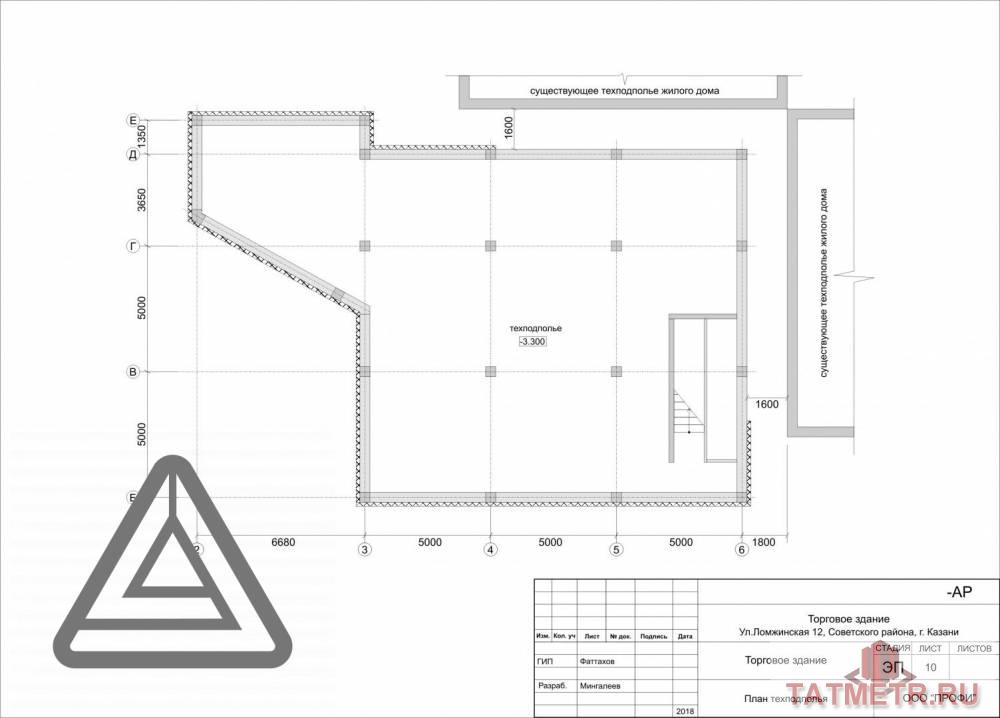 Аренда / Коммерческая / Business, Казань, Ломжинская улица, 650 000 1. Сдается отдельно -стоящее здание по адресу Ломжинская 12А. Собственник готов сделать ремонт под Арендатора либо... - 21