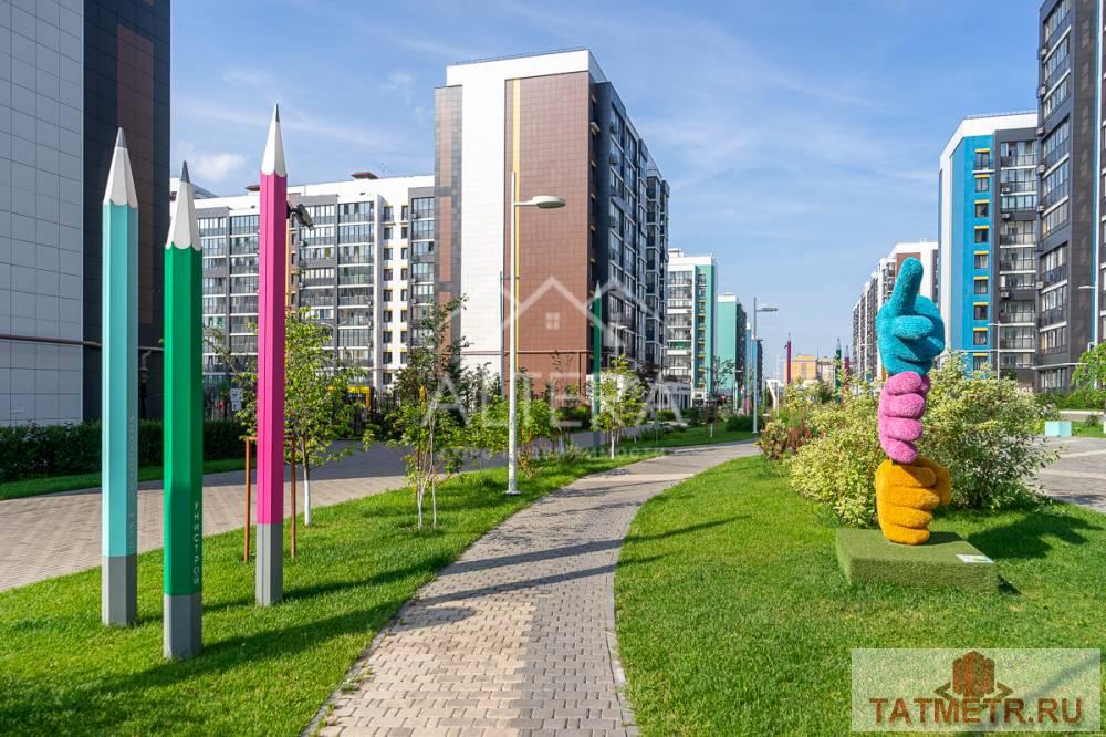 Продажа / Квартиры, Казань, улица Николая Ершова, 7 800 000 Продается просторная и эксклюзивная 1-комнатная квартира в жилом комплексе комфорт-класса «Арт Сити» от СК... - 27
