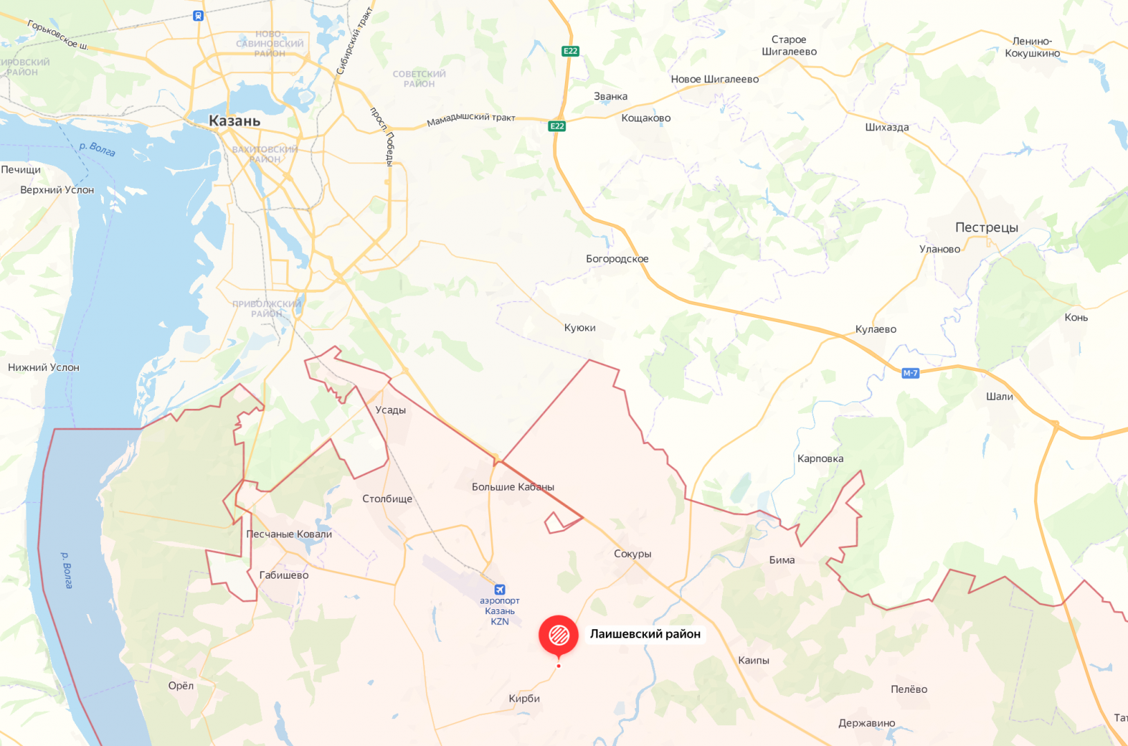 Предлагаем земельный участок площадью 4,5 Га возле с.Кирби, Лаишевский район, Татарстан.   В непосредственной... - 2