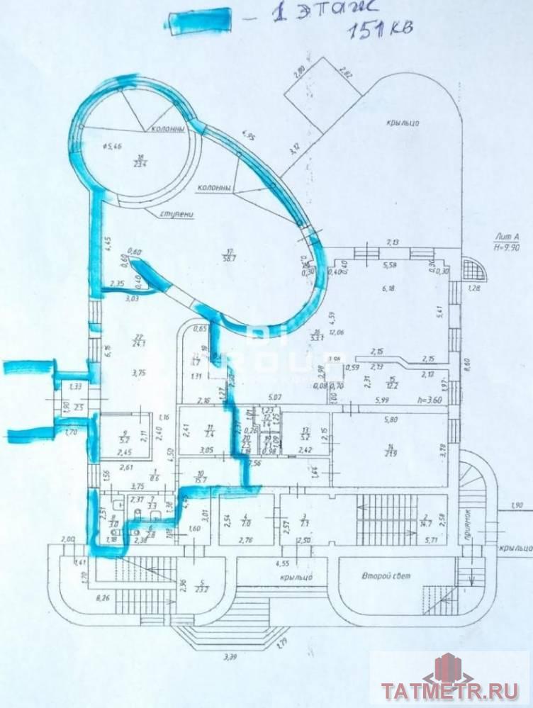 Сдается торговое помещение 151 м² по улице площадь Лемаева, 8.  Основные характеристики: — первая линия; — высокий... - 11