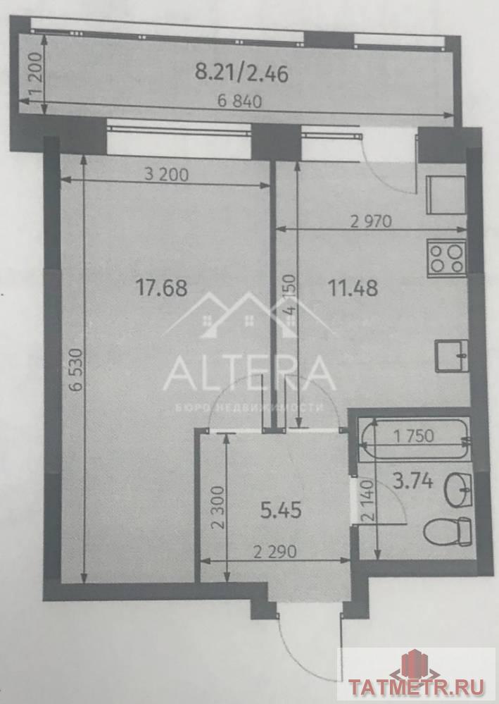 Продажа / Квартиры, Казань, Бухарская улица, 5 500 000 ПРОДАЕТСЯ: С ремонтом 1-комнатная квартира в доме комфорт-класса ЖК Яратам, расположенном в одном из самых...