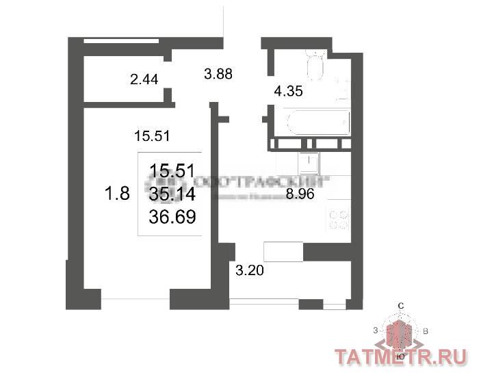 Продажа / Квартиры, Казань, улица Сабира Ахтямова, 5 688 500 Жилой комплекс «Мой Ритм» от застройщика «АК Барс Дом» находится в одном из лучших районов Казани, в самом центре... - 11
