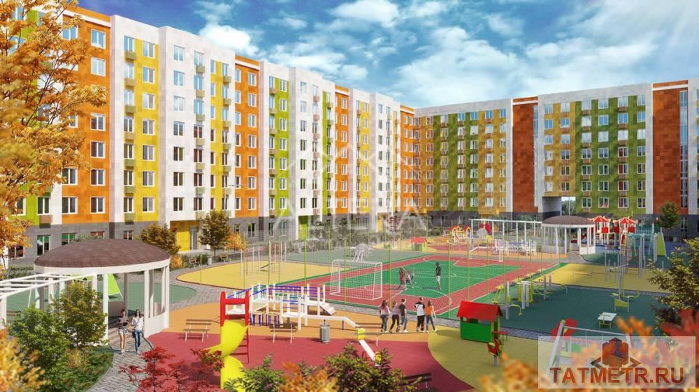 Продажа / Квартиры, Казань, Тэцевская улица, 4 100 000 Продаю 1 комн. квартиру в ЖК Яркий. Дом находится вблизи ул. ТЭЦевская и ул. Белинского. -транспортная доступность... - 6