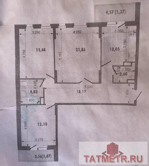 Продажа / Квартиры, Казань, Проспект Победы, 9 450 000 3-х комнатная квартира в ЖК «ПОБЕДА» Советского района г. Казани! ПРЕИМУЩЕСТВА ИМЕННО ЭТОЙ КВАРТИРЫ: — Отличная... - 18