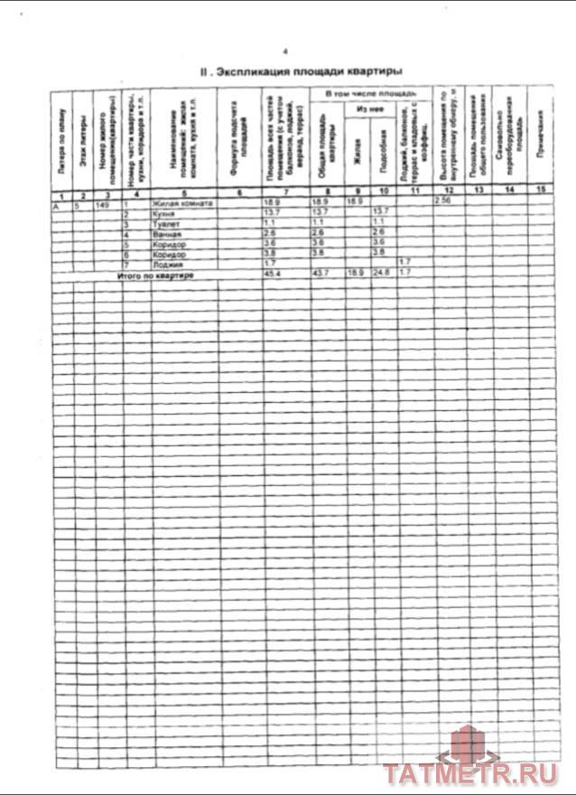 Продажа / Квартиры, Казань, Мало-Московская улица, 5 450 000 Светлая, просторная квартира с хорошим ремонтом в сердце Кировского района города. ПАРКОВОЧНОЕ МЕСТО В ПОДАРОК НОВЫМ... - 16
