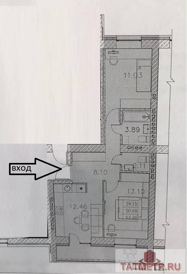 Продажа / Квартиры, Казань, улица Фикрята Табеева, 7 900 000 Аналогов нет! Квартира без обременений и занижений. 2 взрослых собственника. Документы к сделке готовы. Продаю 2-х... - 31