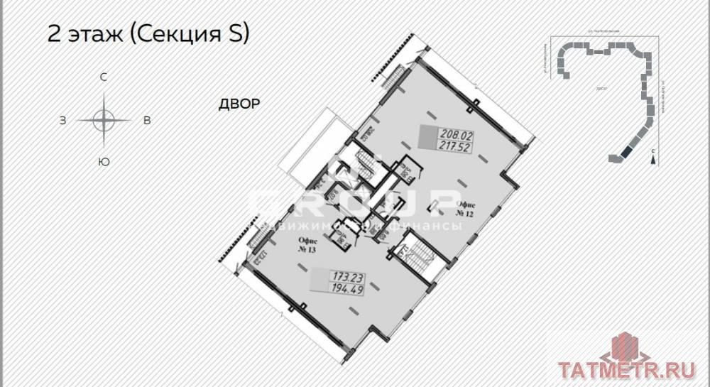 Продажа / Коммерческая / Office, Казань, Чистопольская улица, 24 991 965 В жилом комплексе «Столичный» по ул. Чистопольской в 10 минутах от центра г.Казани, продается помещение свободного... - 3