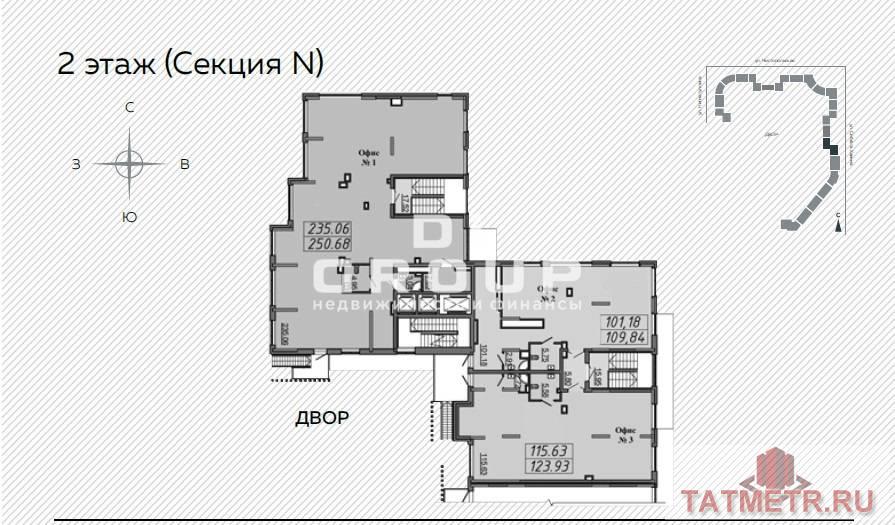 Продажа / Коммерческая / Free purpose, Казань, Чистопольская улица, 32 212 380 В жилом комплексе «Столичный» по ул. Чистопольской в 10 минутах от центра г.Казани, продается помещение свободного... - 3