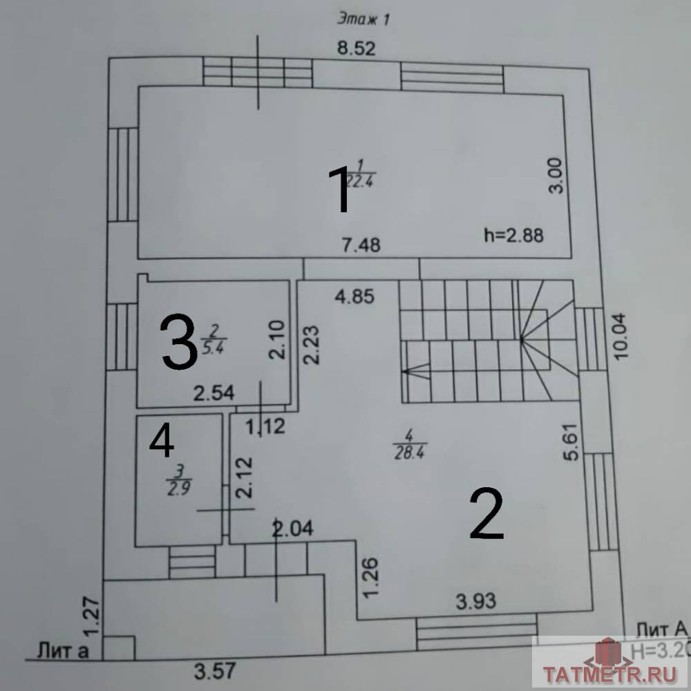 Продажа / Дома и коттеджи, Казань, 5 500 000 Современный уютный теплый 2-х этажный коттедж с балконом общей площадью 125 кв.м на участке 7,5 соток, расположенный... - 20