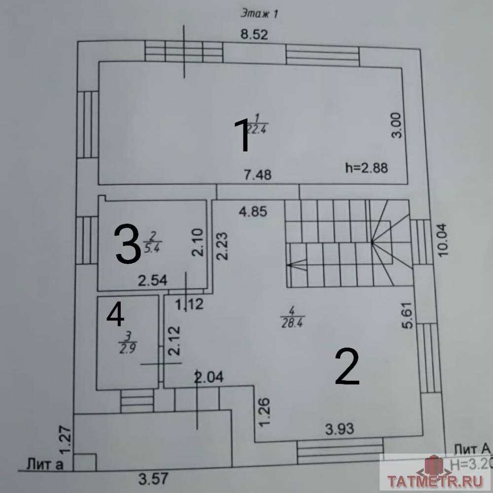 Современный уютный теплый 2-х этажный коттедж с балконом общей площадью 125 кв.м на участке 7,5 соток, расположенный... - 20