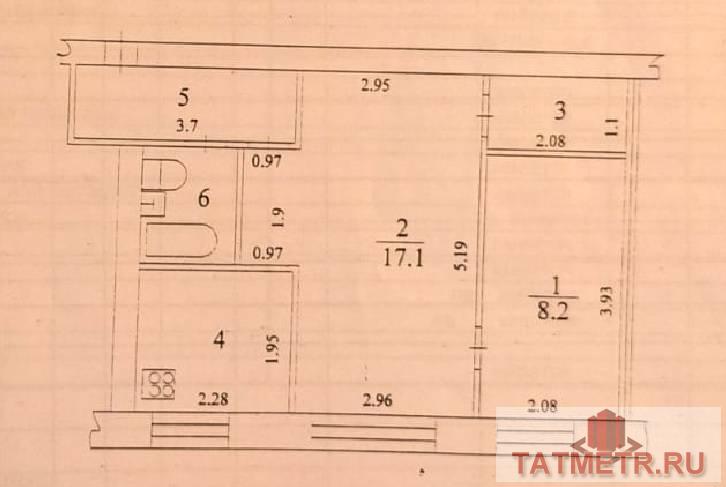 Продажа / Квартиры, Казань, улица Гагарина, 3 790 000 В ПРОДАЖЕ 2кк квартира по цене 1кк!!! Дом расположен в удачной локации – до метро Северный вокзал всего 10 минут... - 10