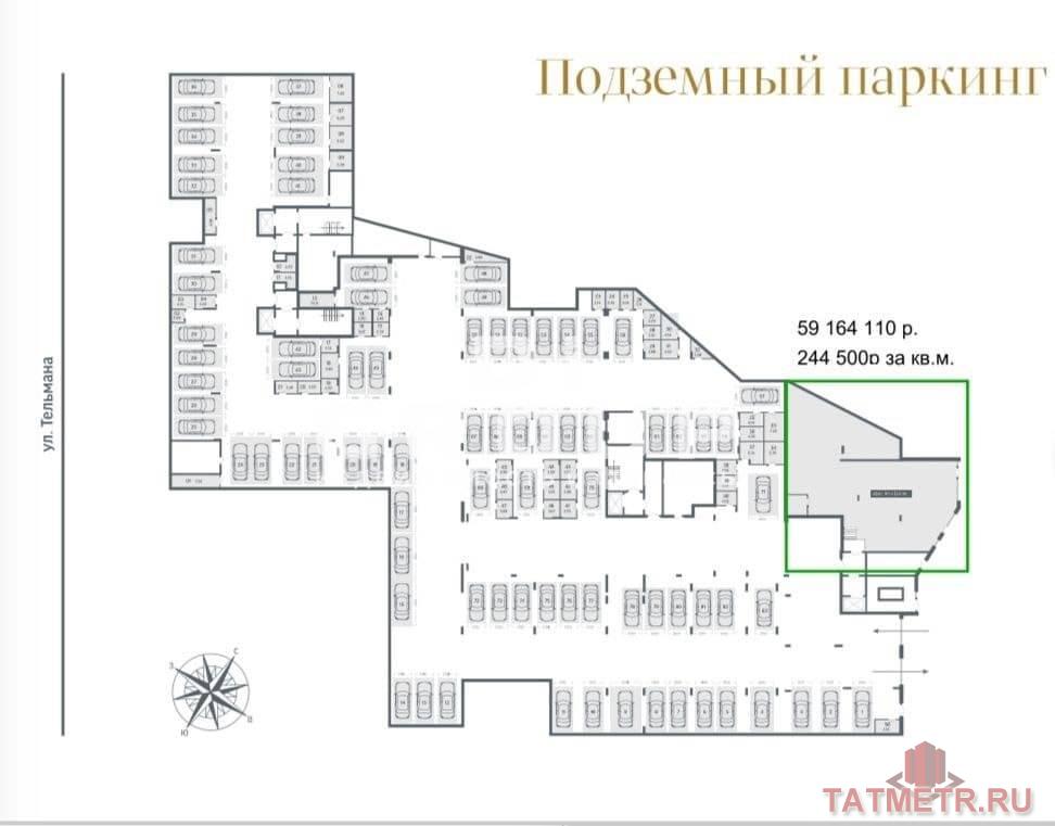 Продажа / Коммерческая / Office, Казань, улица Касаткина, 38 813 065 Продажа премиального офиса на Касактина-Тельмана по цене застройщика по договору долевого участия с эскроу счетами. 1... - 6