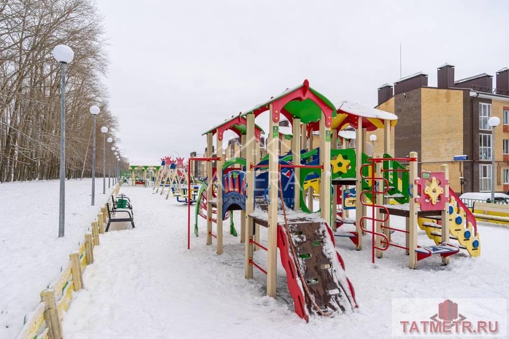 Продажа / Квартиры, Новое Шигалеево, улица Габдуллы Тукая, 3 250 000 ВНИМАНИЕ! Отличная однокомнатная квартира ЖК Царево общей площадью 33,2 м2 готовая к проживанию! Эко-комплекс... - 13