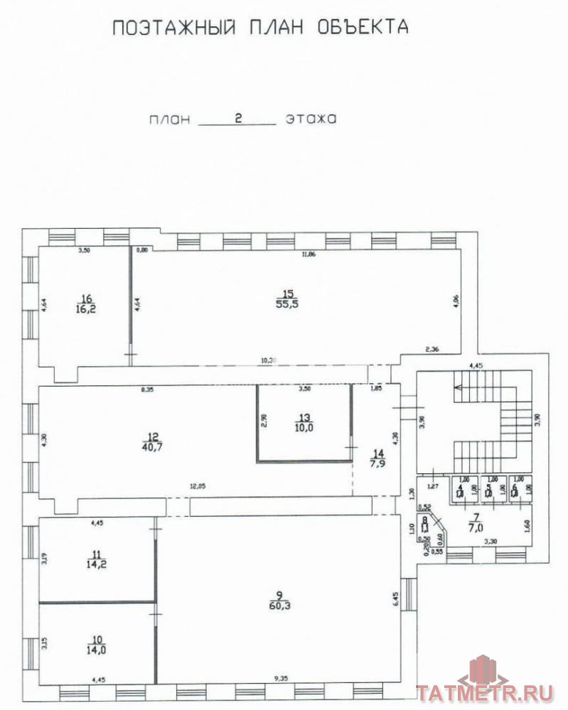 Продажа / Коммерческая / Office, Казань, улица Габдуллы Тукая, 85 000 000 Продается 3-х этажное здание в центре города, по адресу ул. Г.Тукая, д. 62. Общая площадь здания составляет 686,5... - 18