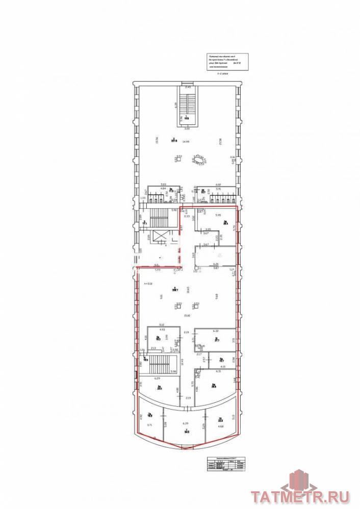 Сдается офисное помещение 634 м² на этаже бизнес-центра Diamond класса B на Лево-Булачной 30. До станции метро... - 14