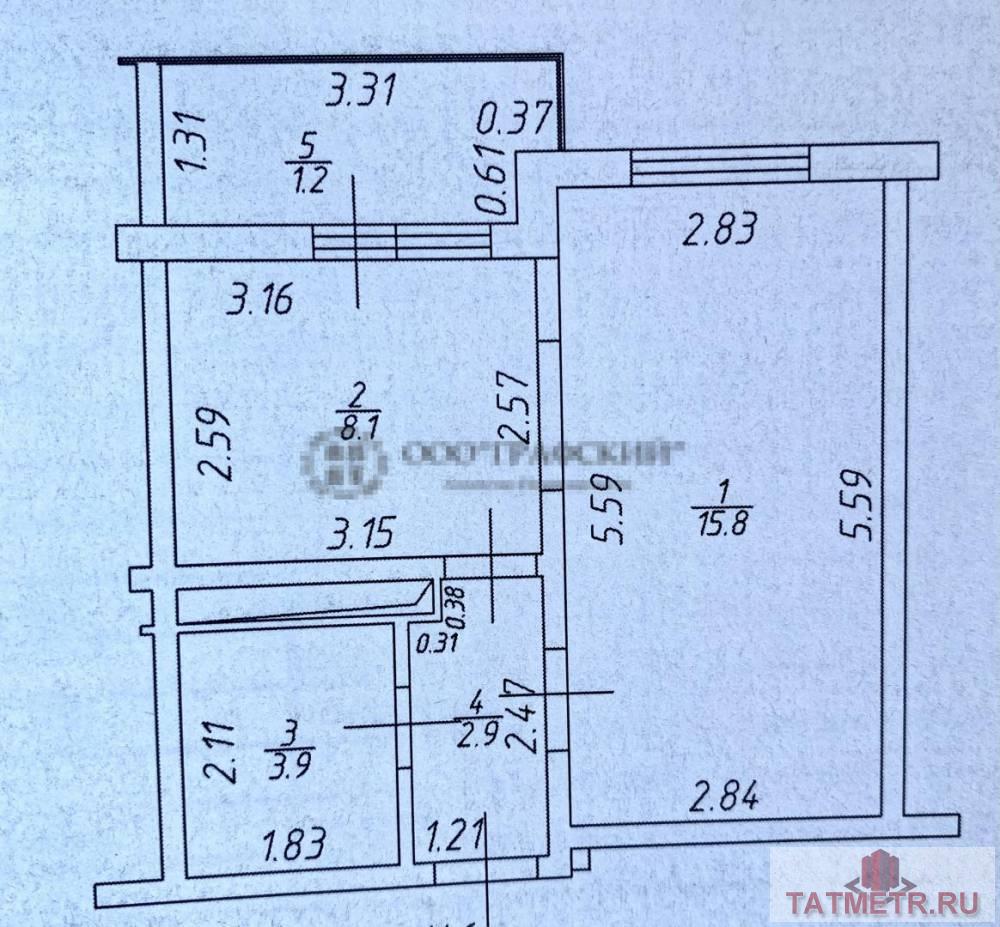 Продажа / Квартиры, Казань, проспект Ильгама Шакирова, 4 100 000 Продается уютная квартира с потрясающим видом! Общая площадь 31,9 кв.м. Квартира с ремонтом от застройщика.... - 17