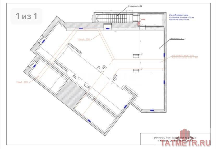 Аренда / Коммерческая / Warehouse, Казань, улица Бехтерева, 98 880 Сдаю помещение свободного назначения — 247,2 кв.м. — цоколь — 1 линия — центр города, Вахитовский район — высокий... - 7