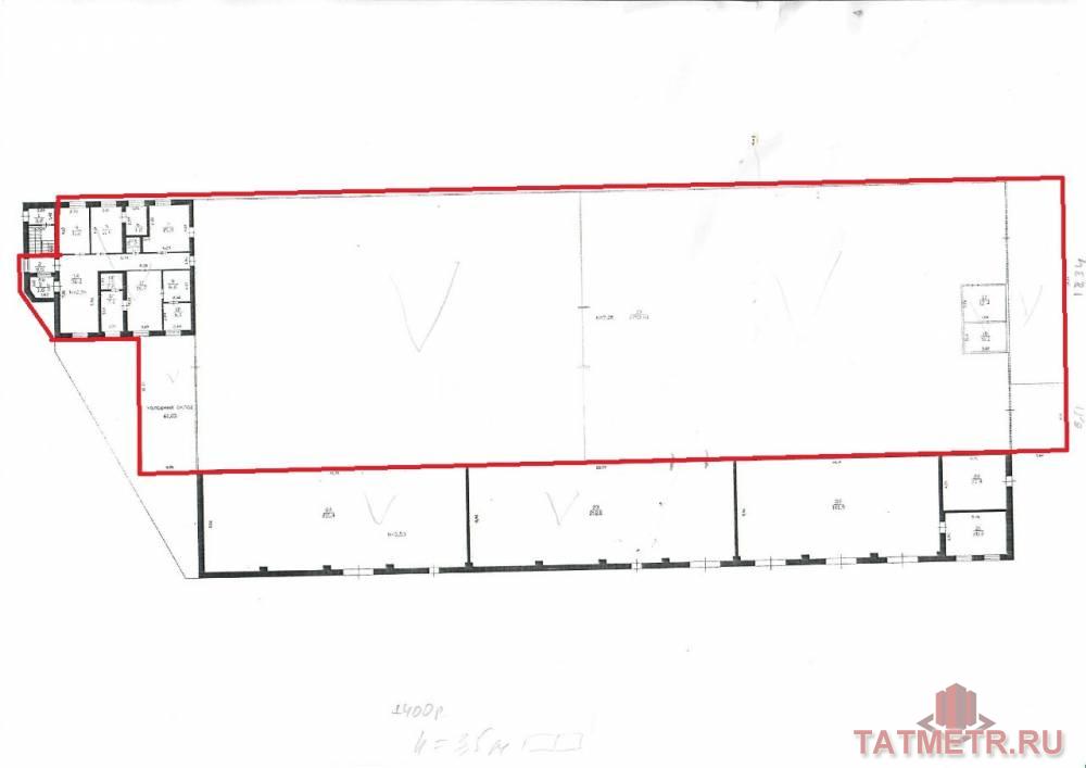 Аренда / Коммерческая / Warehouse, Казань, улица Родины, 610 000 Сдается отапливаемый склад 891 э21 кв м с офисно-бытовыми помещениями 137,3 кв м и холодным складом 61,03 кв м по ул.... - 13
