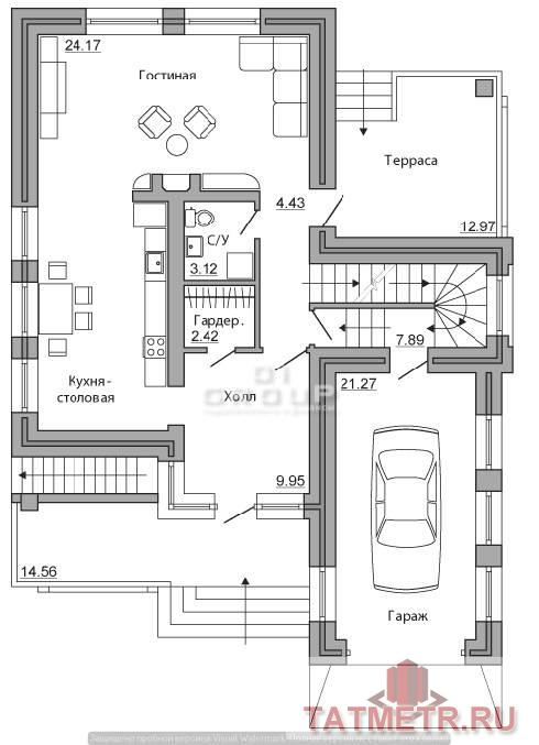 Продажа / Дома и коттеджи, Казань, улица Виктора Деринга, 27 000 000 Продам трехэтажный коттедж в поселке бизнес-класса Примавера. — площадь 261,7 кв.м., земельный участок 8 соток, все в... - 2