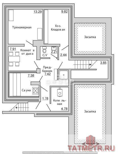 Продажа / Дома и коттеджи, Казань, улица Виктора Деринга, 27 000 000 Продам трехэтажный коттедж в поселке бизнес-класса Примавера. — площадь 261,7 кв.м., земельный участок 8 соток, все в... - 4