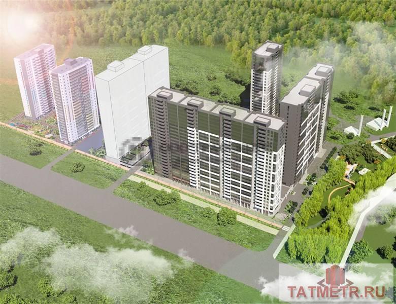 Продажа / Квартиры, Казань, 8 735 806 Жилой комплекс состоит из нескольких многоэтажных домов высотой 23 и 25 этажей. Располагается он в новой части... - 1