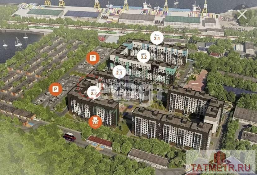 Продажа / Квартиры, Казань, Вахитовский район, 10 000 000 Предлагаем приобрести замечательную квартиру в ЖК Живи на портовой. Квартира расположена на первом этаже. Дом... - 7