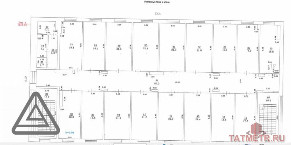 Продажа / Коммерческая / Business, Казань, улица Маршала Чуйкова, 120 000 000 Продаю (ГАБ) Административно — офисное здание 4 -х этажное здание площадь 1807.8 кв.м, земля 2017 кв.м по адресу. ул... - 31
