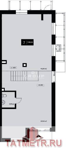 Продажа / Коммерческая / Office, Казань, улица Гагарина, 12 000 000 Идеальный вариант для инвестиции и для вашего бизнеса! Помещение свободного назначения 100 кв.м в новом уникальном ЖК... - 1