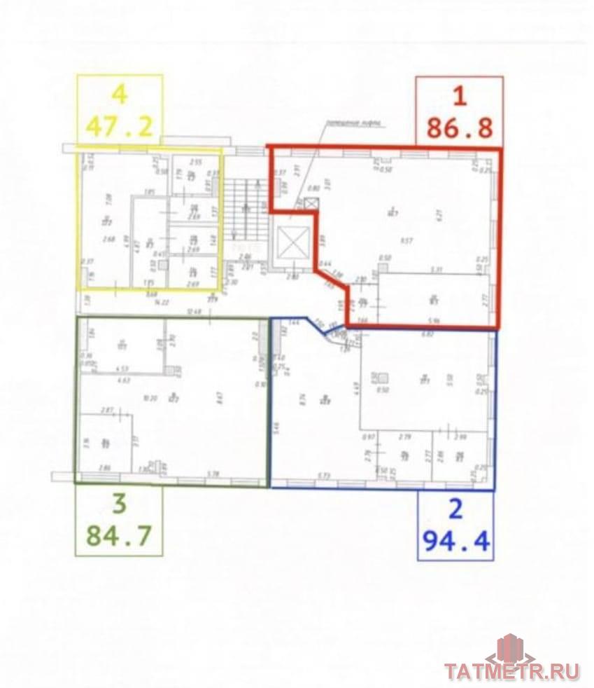 Продажа / Коммерческая / Office, Казань, улица Волкова, 99 000 000 Продается офис В+ в центре города, дизайнерский ремонт, две входные группы, два лифта на этаже. Офис с арендаторами.... - 27