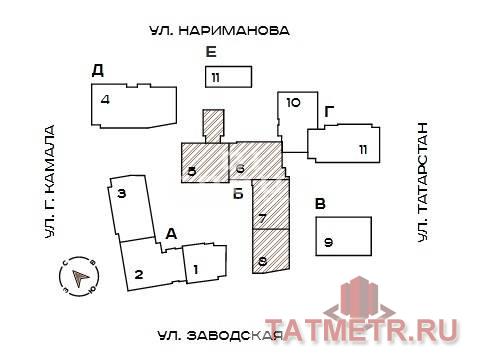 Продажа / Коммерческая / Office, Казань, улица Галиаскара Камала, 13 562 000 Помещение в историческом центре города в ЖК бизнес-класса «Максат». Идеально подходит как для арендного бизнеса, так... - 2