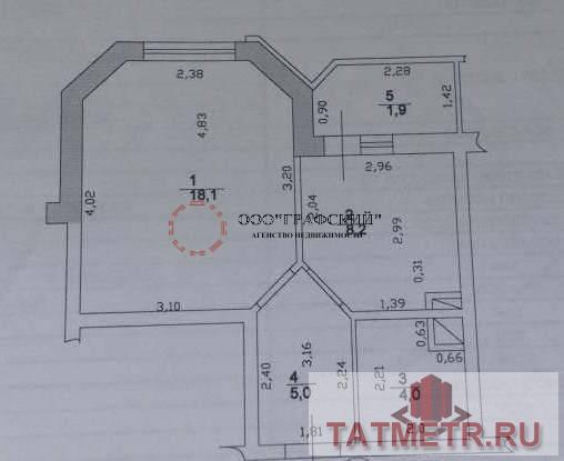 Продажа / Квартиры, Казань, Минская улица, 5 700 000 Продам однокомнатную квартиру в кирпичном доме расположенную на удобном 4-м этаже 15-ти этажного дома. Кирпичный дом... - 8