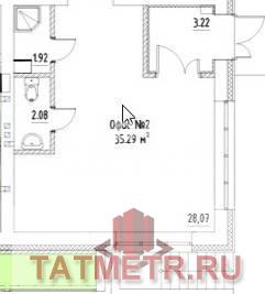 Продажа / Коммерческая / Office, Царево, улица Петра Гаврилова, 4 587 700 Продается помещения свободного назначения в ЖК Царево общ пл.35.29 кв м Торцевое.1 линия . 1 этаж с отличным... - 2
