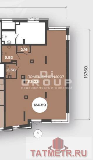 Продажа / Коммерческая / Office, Казань, улица Галиаскара Камала, 26 226 900 Помещение свободного назначения 124,89 кв.м в историческом центре города в ЖК бизнес-класса «Максат». Идеально... - 1