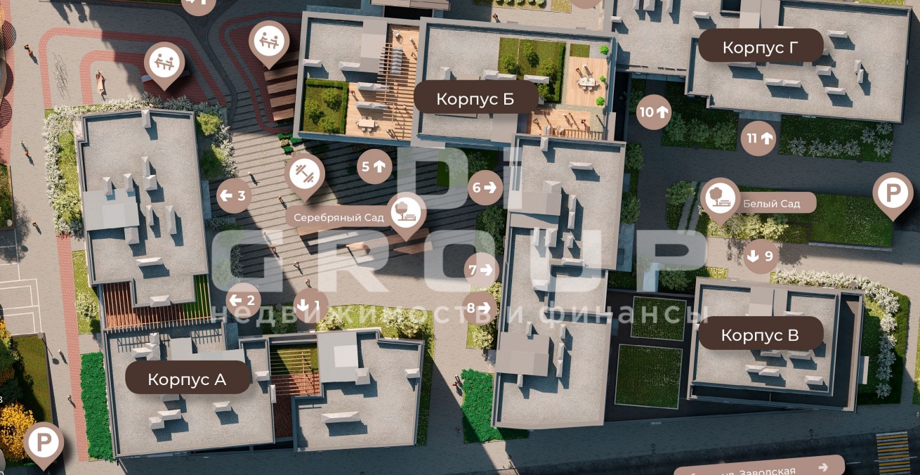 Продажа / Коммерческая / Office, Казань, улица Галиаскара Камала, 38 545 500 Помещение свободного назначения 183,55кв.м в историческом центре города в ЖК бизнес-класса «Максат». Идеально... - 4