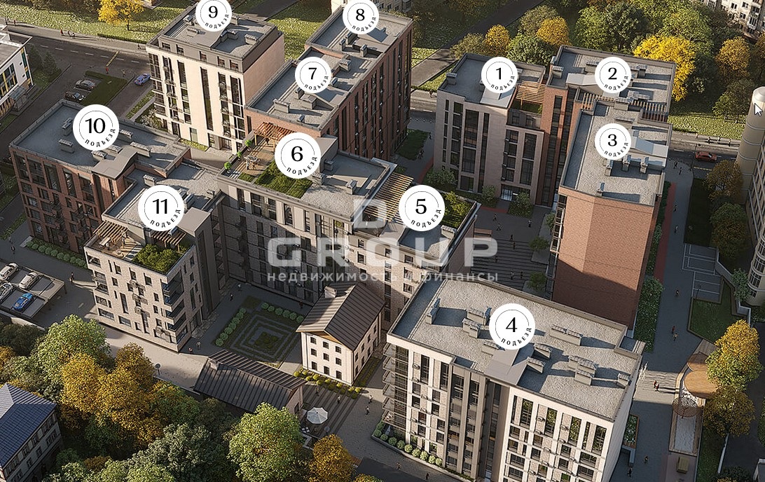 Продажа / Коммерческая / Office, Казань, улица Галиаскара Камала, 38 545 500 Помещение свободного назначения 183,55кв.м в историческом центре города в ЖК бизнес-класса «Максат». Идеально... - 6